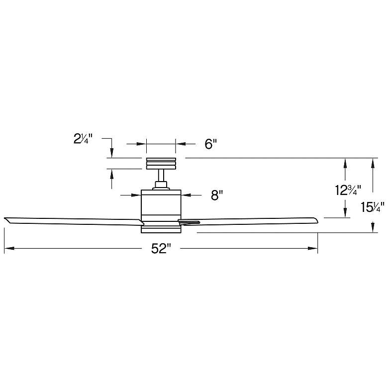 Image 6 52" Hinkley Vail Metallic Matte Bronze Smart LED Outdoor Ceiling Fan more views