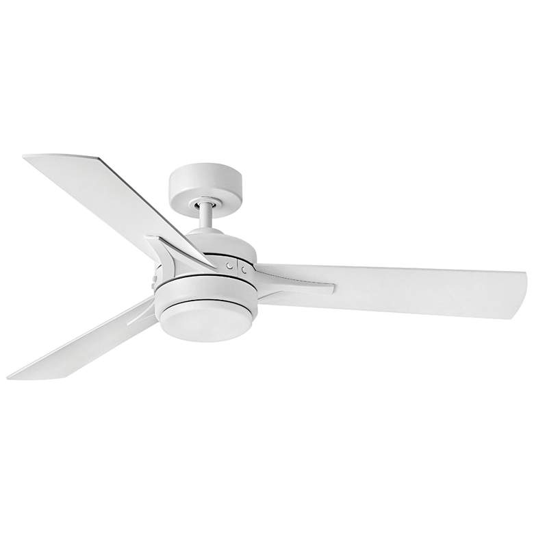 Image 1 52" Hinkley Ventus Matte White LED Ceiling Fan with Remote