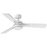 52" Hinkley Ventus Matte White LED Ceiling Fan with Remote