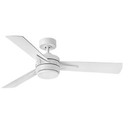 52&quot; Hinkley Ventus Matte White LED Ceiling Fan with Remote