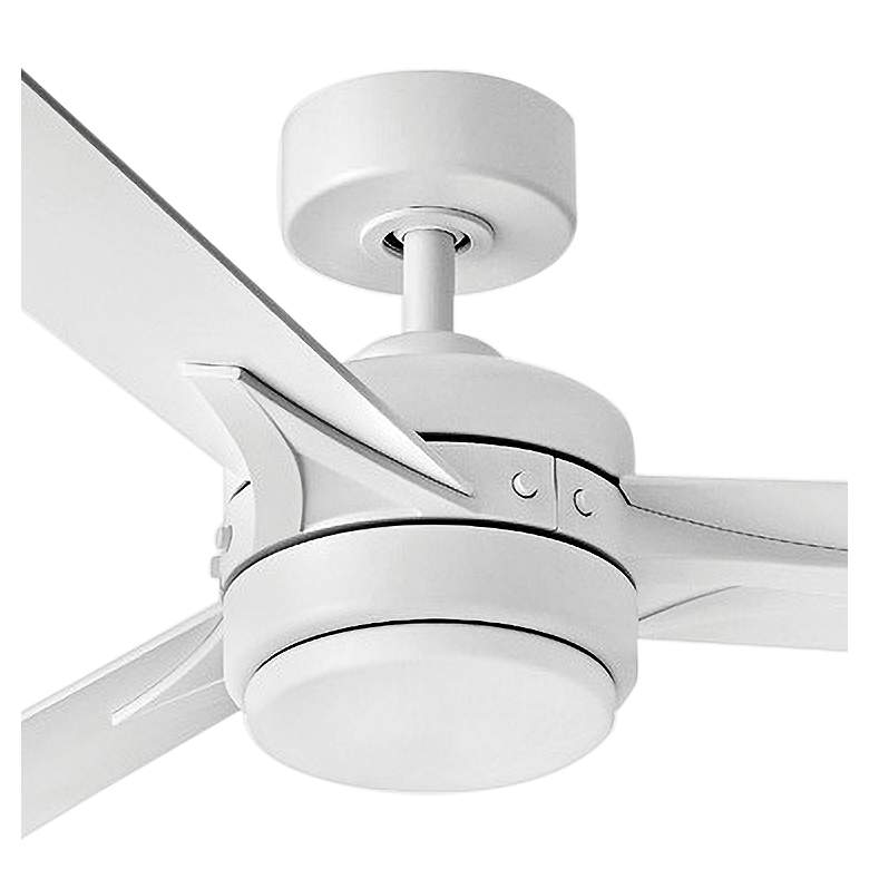 Image 2 52" Hinkley Ventus Matte White LED Ceiling Fan with Remote more views