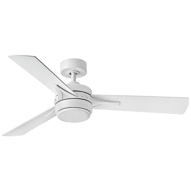 Image 4 52" Hinkley Ventus Matte White LED Ceiling Fan with Remote more views