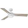 3_52" Hinkley Ventus Matte White LED Ceiling Fan more views