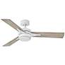 5_52" Hinkley Ventus Matte White LED Ceiling Fan more views