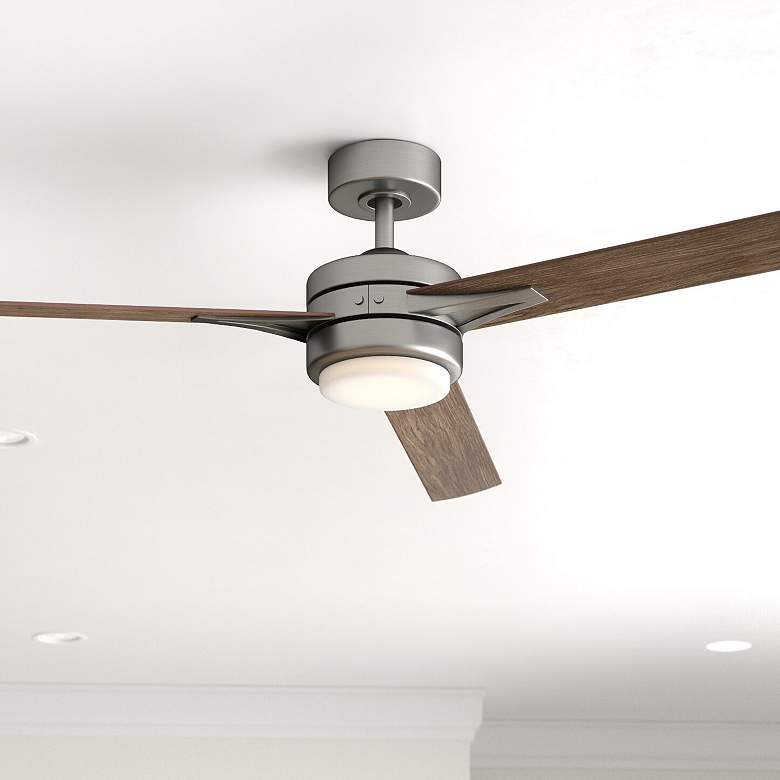 Image 1 52" Hinkley Ventus Pewter LED Ceiling Fan with Remote