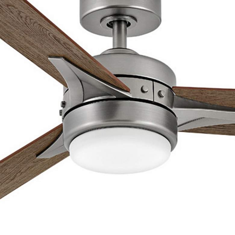Image 3 52" Hinkley Ventus Pewter LED Ceiling Fan with Remote more views