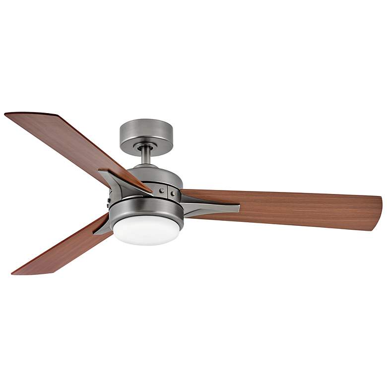 Image 5 52" Hinkley Ventus Pewter LED Ceiling Fan with Remote more views