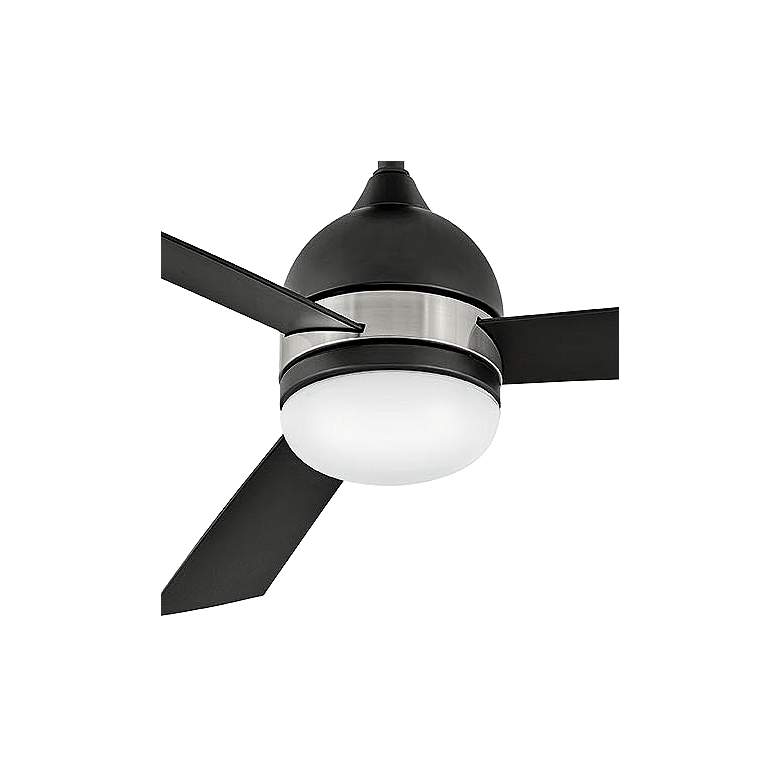 Image 3 52" Hinkley Verge Matte Black Wet Rated LED Ceiling Fan more views