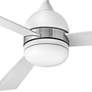 52" Hinkley Verge Matte White Wet Rated LED Ceiling Fan