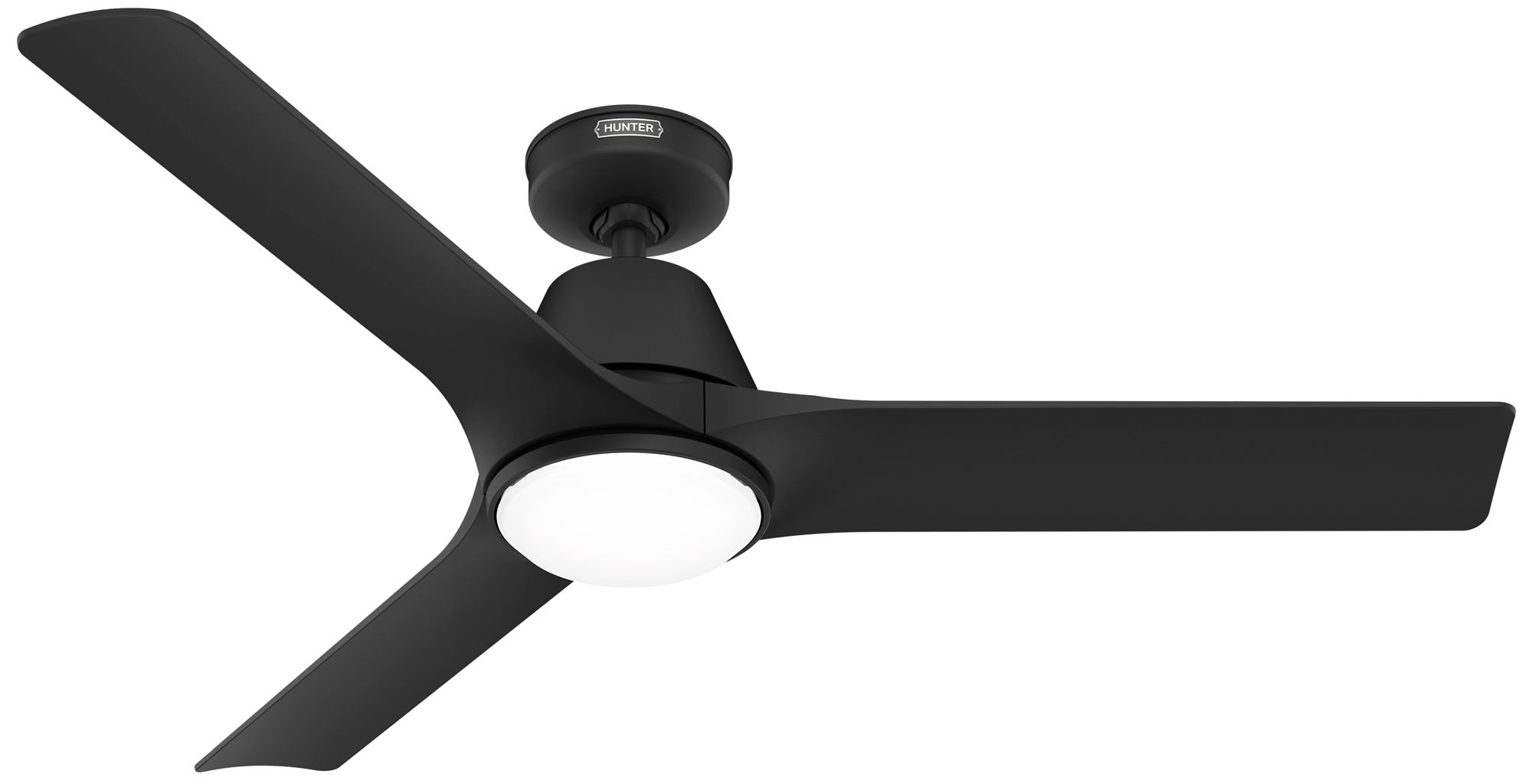 Image 2 52" Hunter Aeronaut Matte Black LED Smart Ceiling Fan