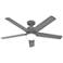 52" Hunter Anorak Quartz Grey WeatherMax LED Wall Control Ceiling Fan