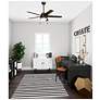 5_52" Hunter Anslee LED Bronze Ceiling Fan with Pull Chain more views