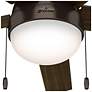 6_52" Hunter Anslee LED Bronze Ceiling Fan with Pull Chain more views