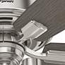 52" Hunter Bennett 3-Light LED Brushed Nickel Ceiling Fan with Remote