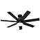 52" Hunter Brazos Matte Black LED Ceiling Fan