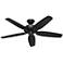 52" Hunter Builder Elite Matte Black Ceiling Fan