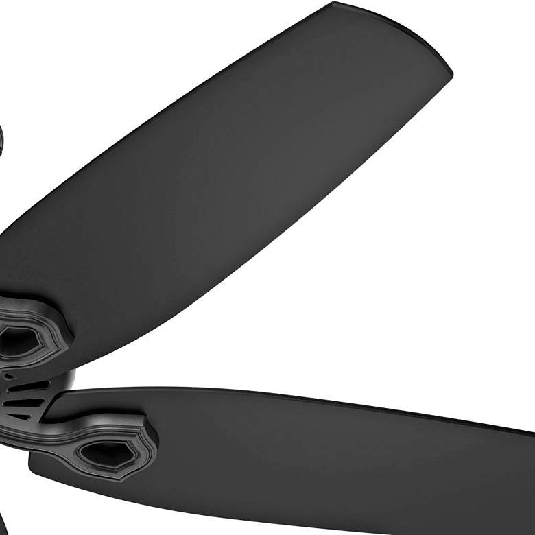 Image 5 52" Hunter Builder Elite Matte Black Ceiling Fan more views