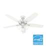 3_52" Hunter Builder Fresh White LED Ceiling Fan more views
