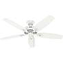 52" Hunter Builder Fresh White LED Ceiling Fan
