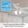 52" Hunter Builder Fresh White LED Ceiling Fan