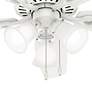 52" Hunter Builder Fresh White LED Ceiling Fan