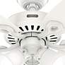 52" Hunter Builder Fresh White LED Ceiling Fan