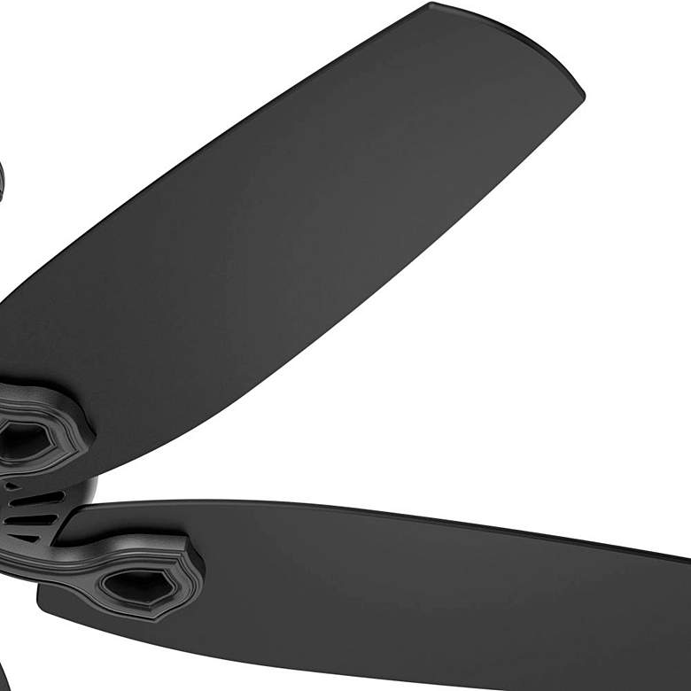 Image 5 52 inch Hunter Builder Indoor-Outdoor 5-Blade Matte Black Ceiling Fan more views