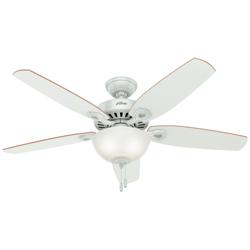 52" Hunter Builder White Ceiling Fan with LED Light Kit