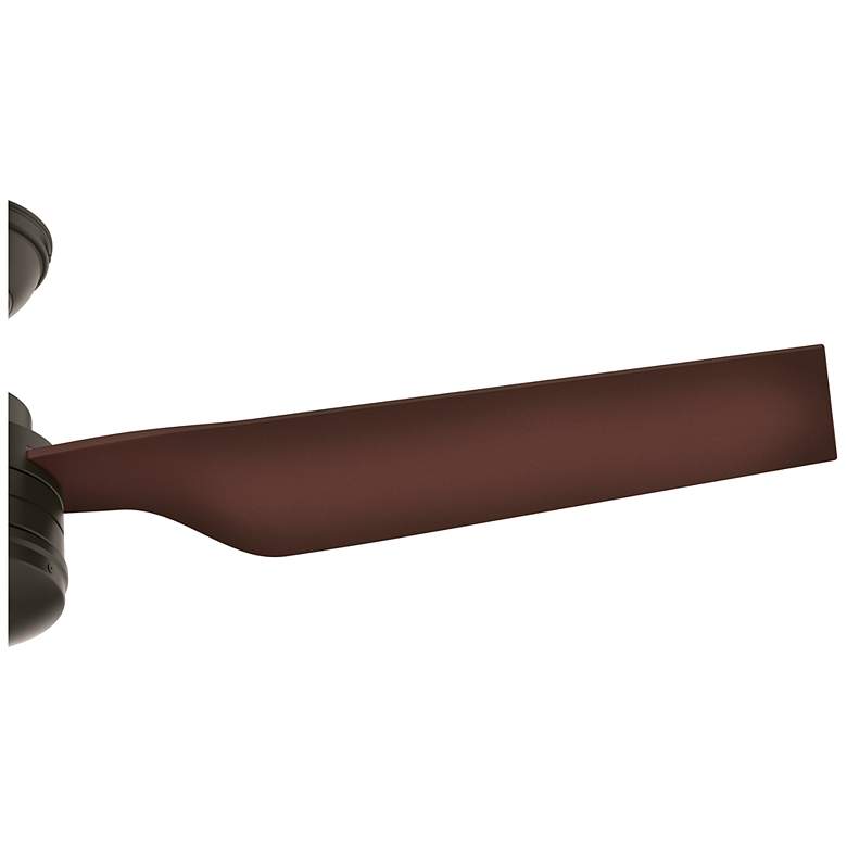 Image 3 52" Hunter Cabo Frio New Bronze Damp Rated Fan with Wall Control more views