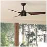 6_52" Hunter Cabo Frio New Bronze Damp Rated Fan with Wall Control more views