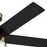 5_52" Hunter Claudette Indoor Modern Brass LED Ceiling Fan more views