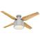 52" Hunter Cranbrook Dove Grey LED Hugger Ceiling Fan with Remote
