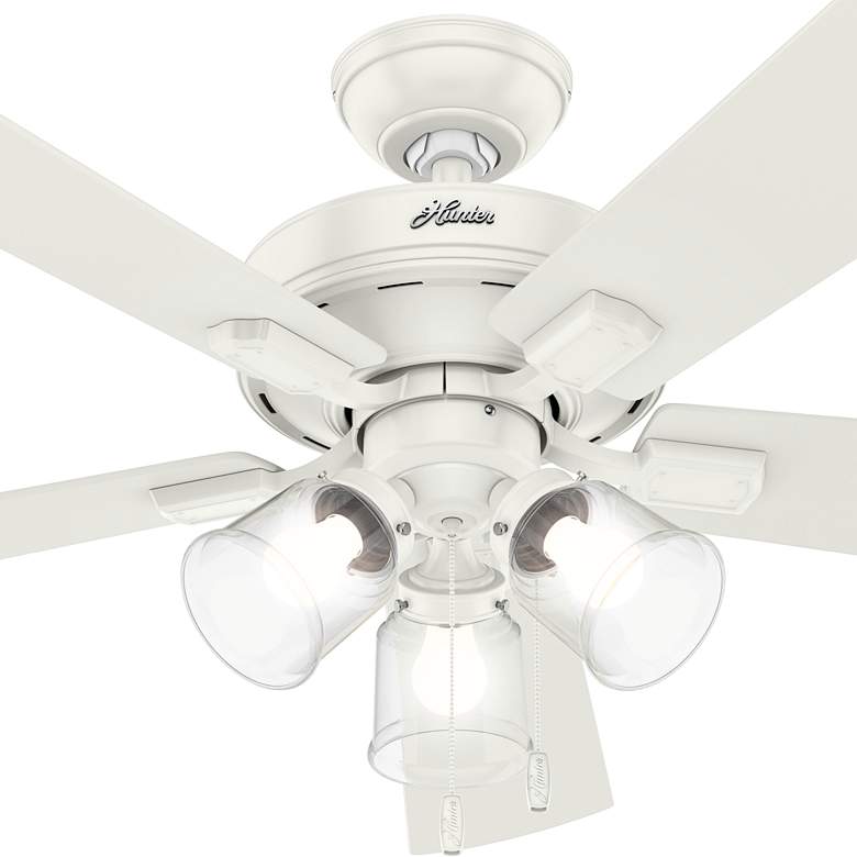 Image 2 52" Hunter Crestfield Fresh White LED Ceiling Fan more views