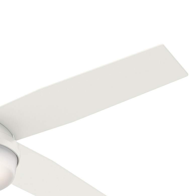 Image 6 52" Hunter Dempsey LED Fresh White Indoor Ceiling Fan with Remote more views