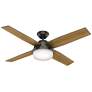 52" Hunter Dempsey Noble Bronze LED Light Ceiling Fan with Remote