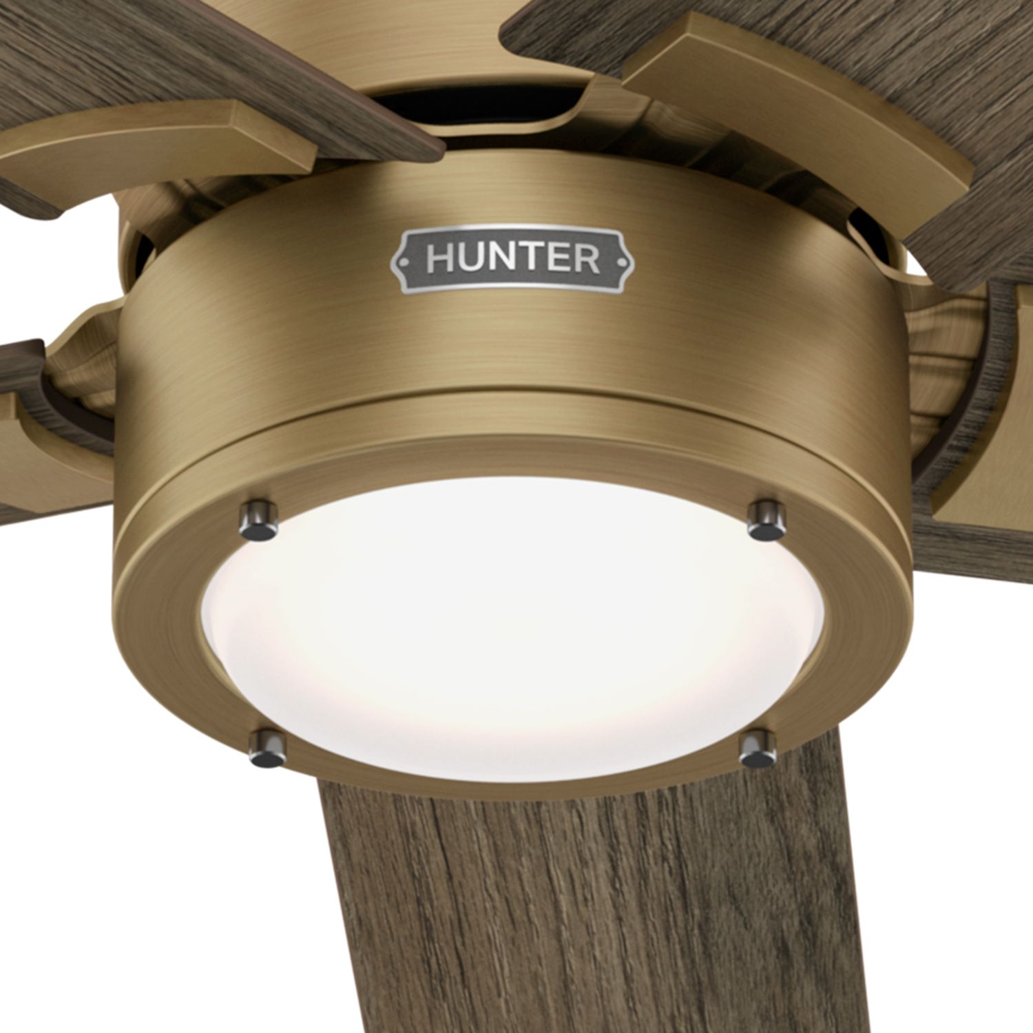 52" Hunter Erling Luxe Gold LED Ceiling Fan