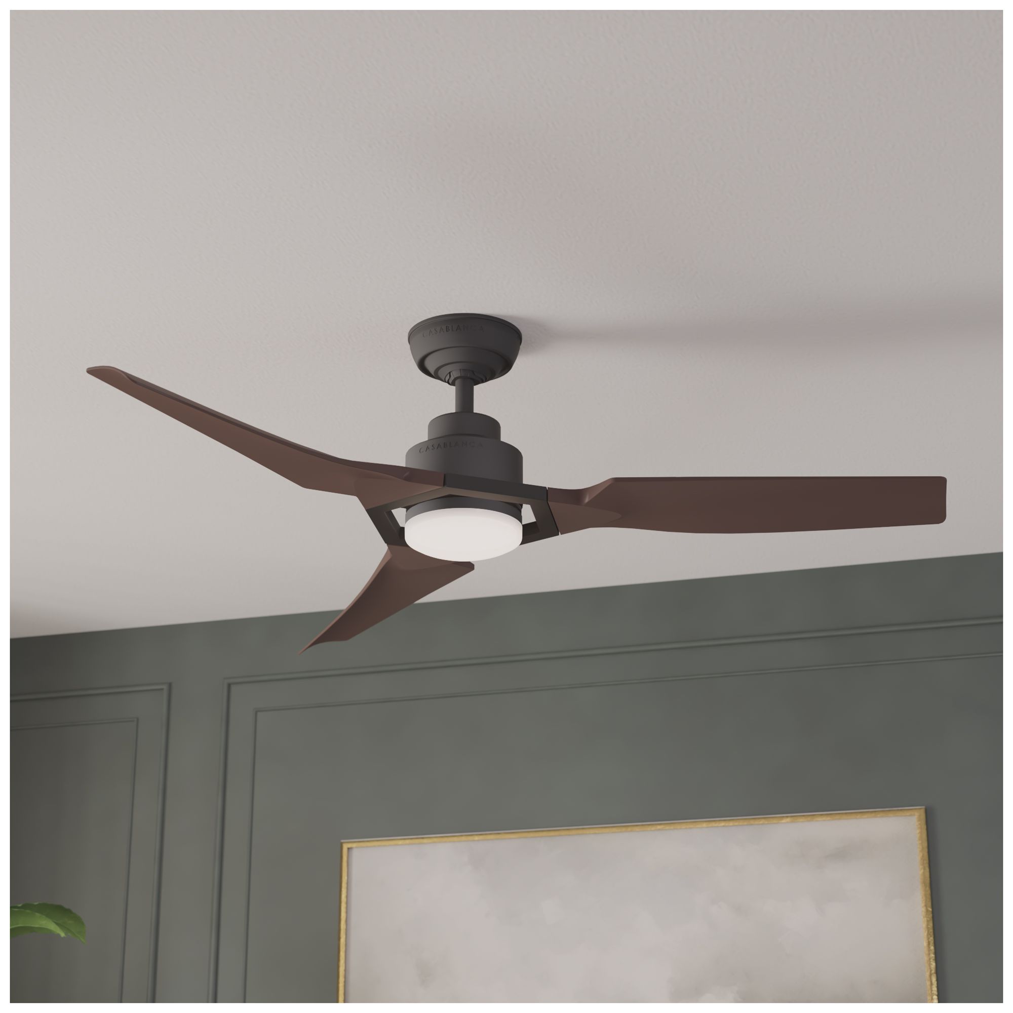 Image 7 52" Hunter Eula Matte Black LED Ceiling Fan more views