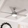 1_52" Hunter Georgetown Brushed Nickel LED Ceiling Fan
