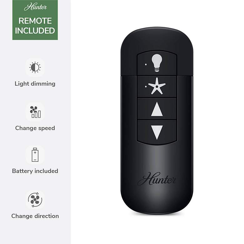 Image 3 52" Hunter Georgetown Brushed Nickel LED Ceiling Fan more views