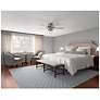 7_52" Hunter Hartland Matte Silver Low Profile Ceiling Fan with LED Ligh more views