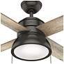 4_52" Hunter Loki LED Noble Bronze Ceiling Fan with Pull Chains more views