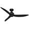 52" Hunter Mazzini Matte Black Ceiling Fan