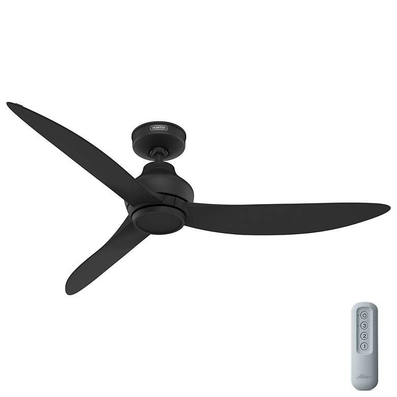 Image 4 52" Hunter Mazzini Matte Black Ceiling Fan more views