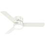 52" Hunter Minimus Fresh White 3-Blade LED Ceiling Fan with Remote