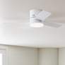 1_52" Hunter Minimus Fresh White 3-Blade LED Ceiling Fan with Remote