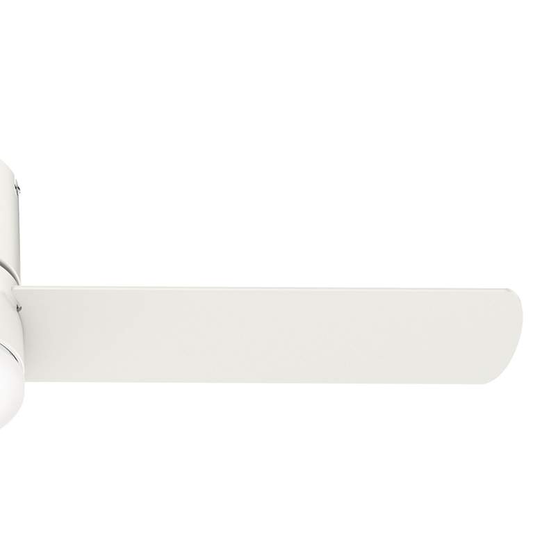 Image 3 52" Hunter Minimus Fresh White 3-Blade LED Ceiling Fan with Remote more views