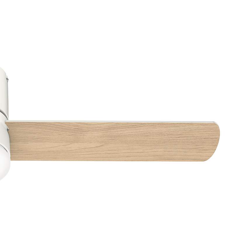 Image 4 52" Hunter Minimus Fresh White 3-Blade LED Ceiling Fan with Remote more views