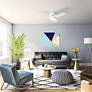 7_52" Hunter Minimus Fresh White 3-Blade LED Ceiling Fan with Remote more views
