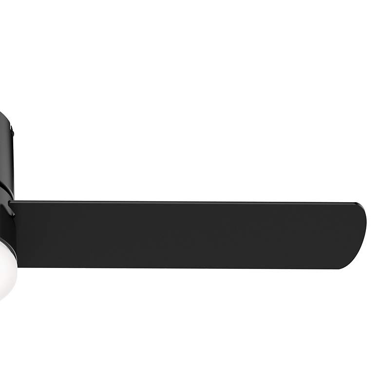 Image 3 52" Hunter Minimus Matte Black 3-Blade LED Ceiling Fan with Remote more views