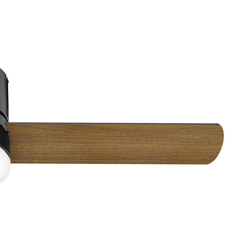 Image 4 52" Hunter Minimus Matte Black 3-Blade LED Ceiling Fan with Remote more views